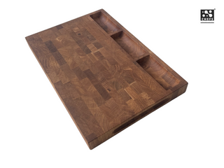 Chefs Soul CarveOak double-sided oak cutting board, 45 x 30