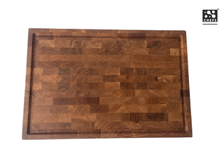 Chefs Soul CarveOak double-sided oak cutting board, 45 x 30