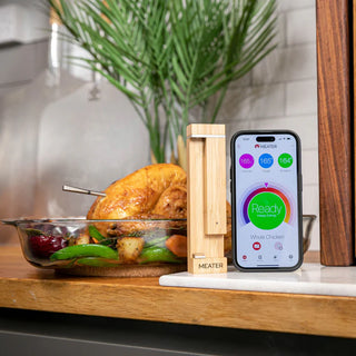 Wireless Smart Food Thermometer MEATER 2 Plus with Bluetooth and Wi-Fi Connectivity