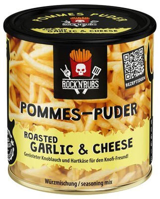 ROCK'N'RUBS Prieskoniai "Roasted Garlic + Cheese" (bulvytėms), 150 g