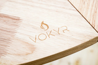 Stylish altar-barbecue Vokyr Comfort, carbon steel, Ø110 cm, oak