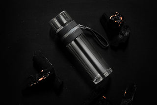 Thermo cup for tea, dark grey T-BOTTLE, 300 ml