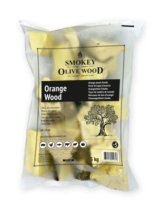 Koksnes gabali kūpināšanai SMOKEY OLIVE WOOD Orange (Apelsīnkoks) No.5, 5kg