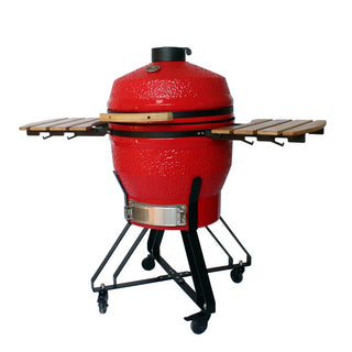 Anglinis kamado grilis ZYLE Large KS, raudonas, Ø 56 cm